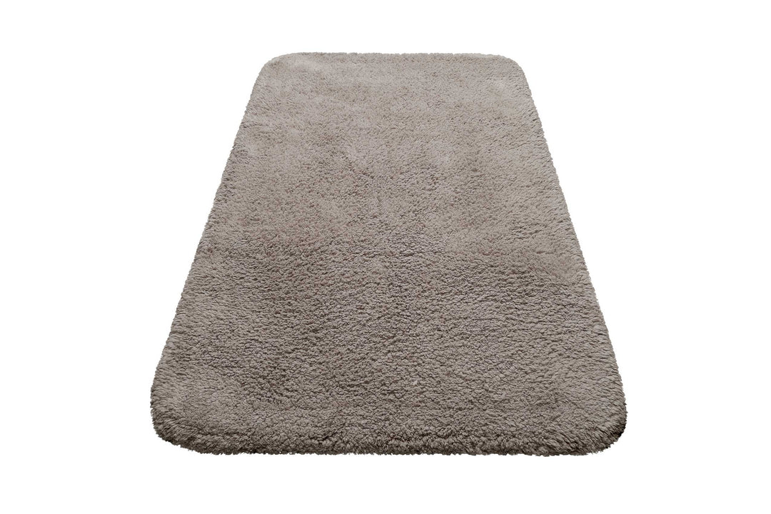 Ole Badteppich taupe Kurzflor rechteckig