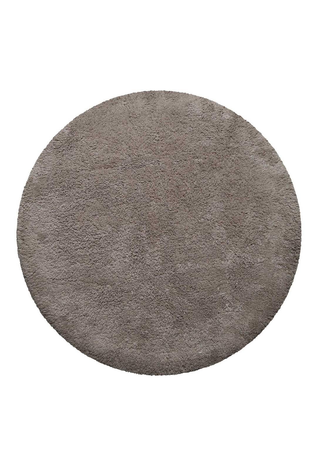 Ole Badteppich taupe Kurzflor rund