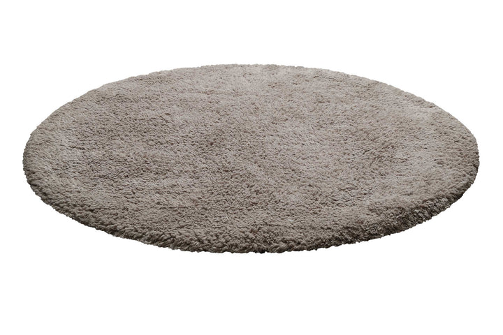 Ole Badteppich taupe Kurzflor rund