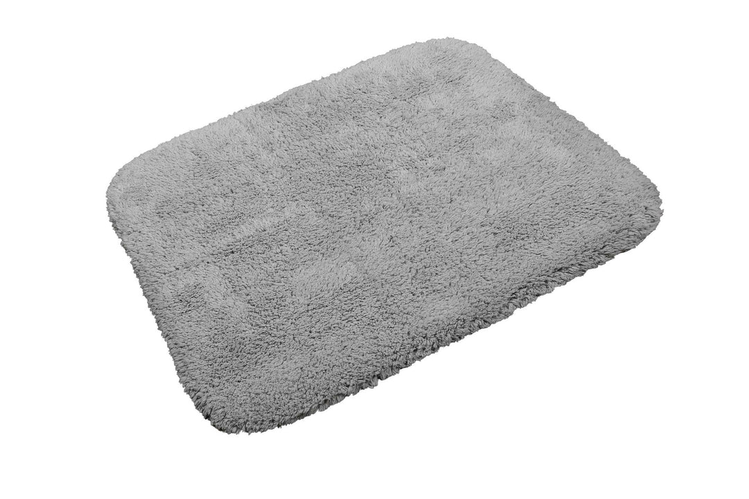 Ole Badteppich hellgrau Kurzflor rechteckig