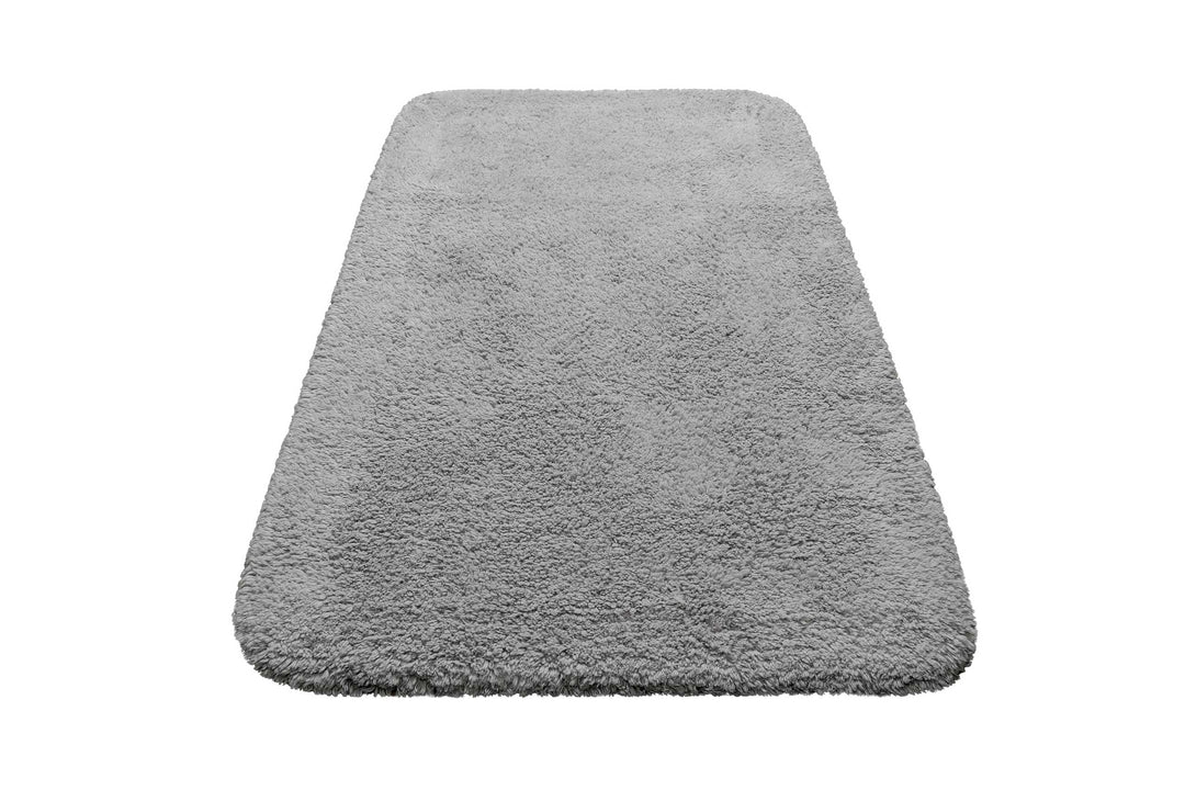 Ole Badteppich hellgrau Kurzflor rechteckig