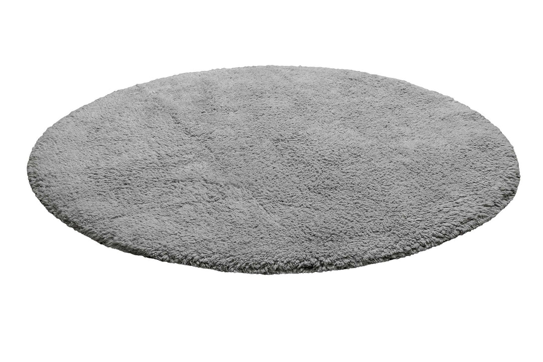Ole Badteppich hellgrau Kurzflor rund