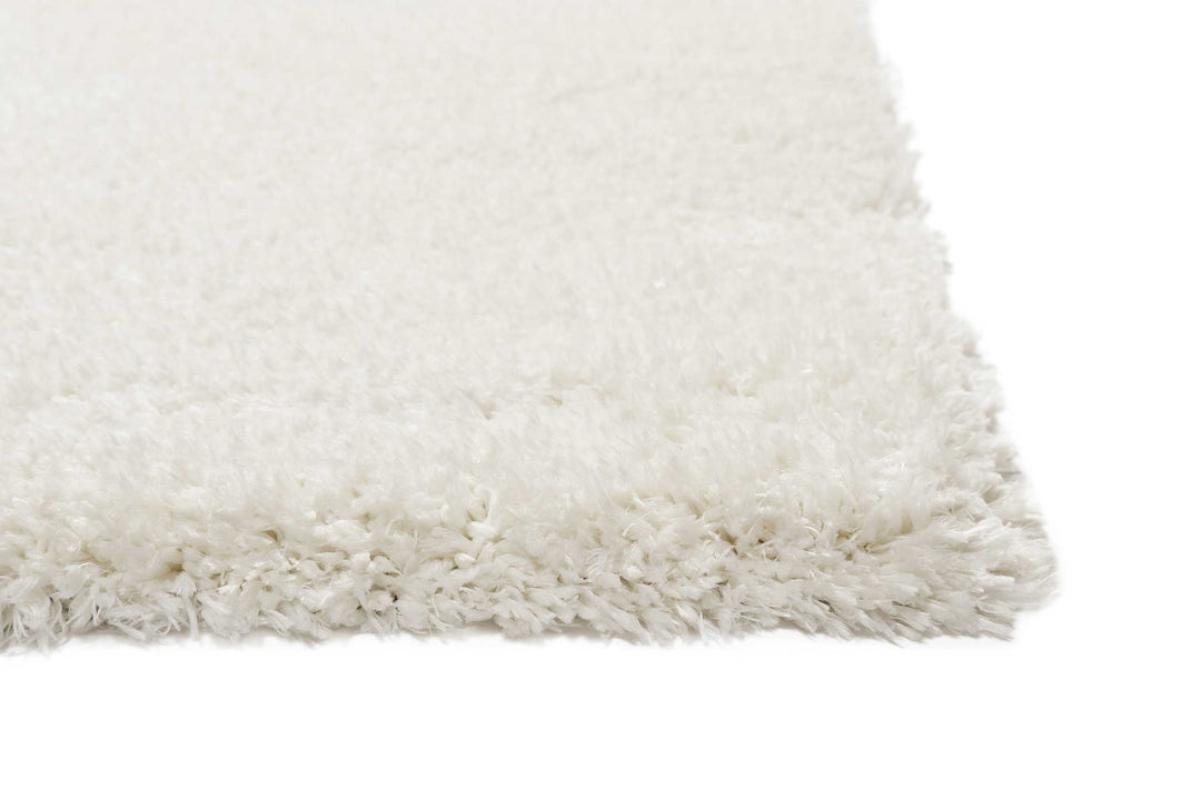 Smilla Teppich creme weiß Hochflor rechteckig