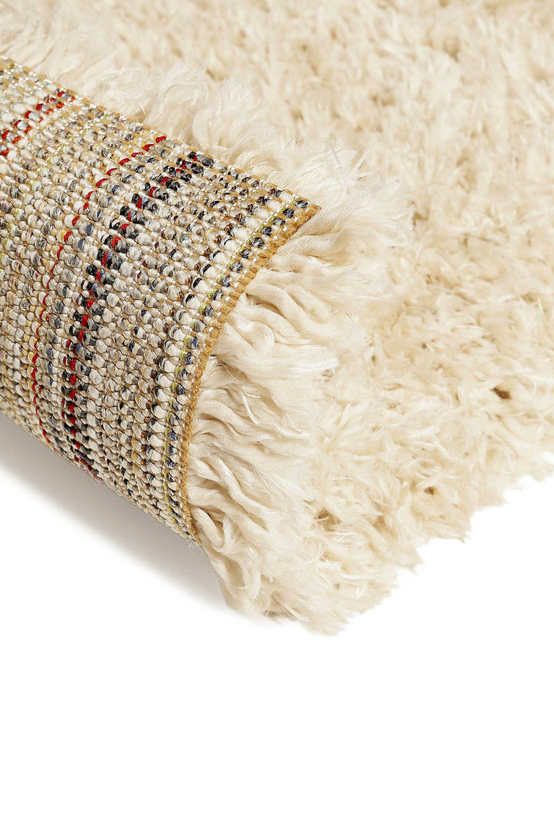 Smilla Teppich beige Hochflor rechteckig