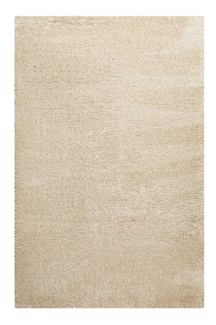 Smilla Teppich beige Hochflor rechteckig