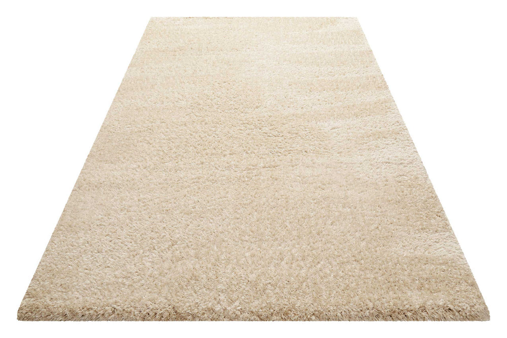 Smilla Teppich beige Hochflor rechteckig