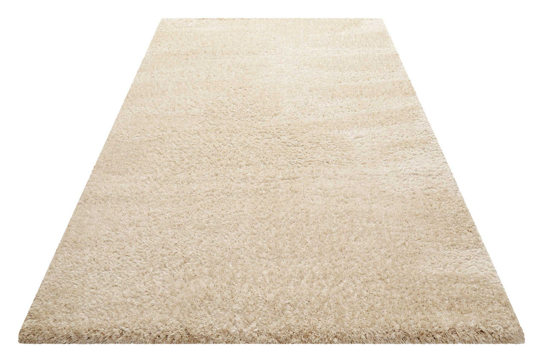 Smilla Teppich beige Hochflor rechteckig