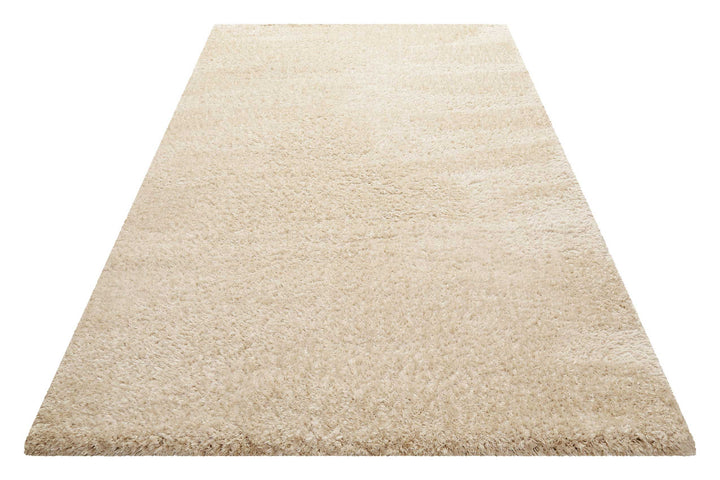 Smilla Teppich beige Hochflor rechteckig