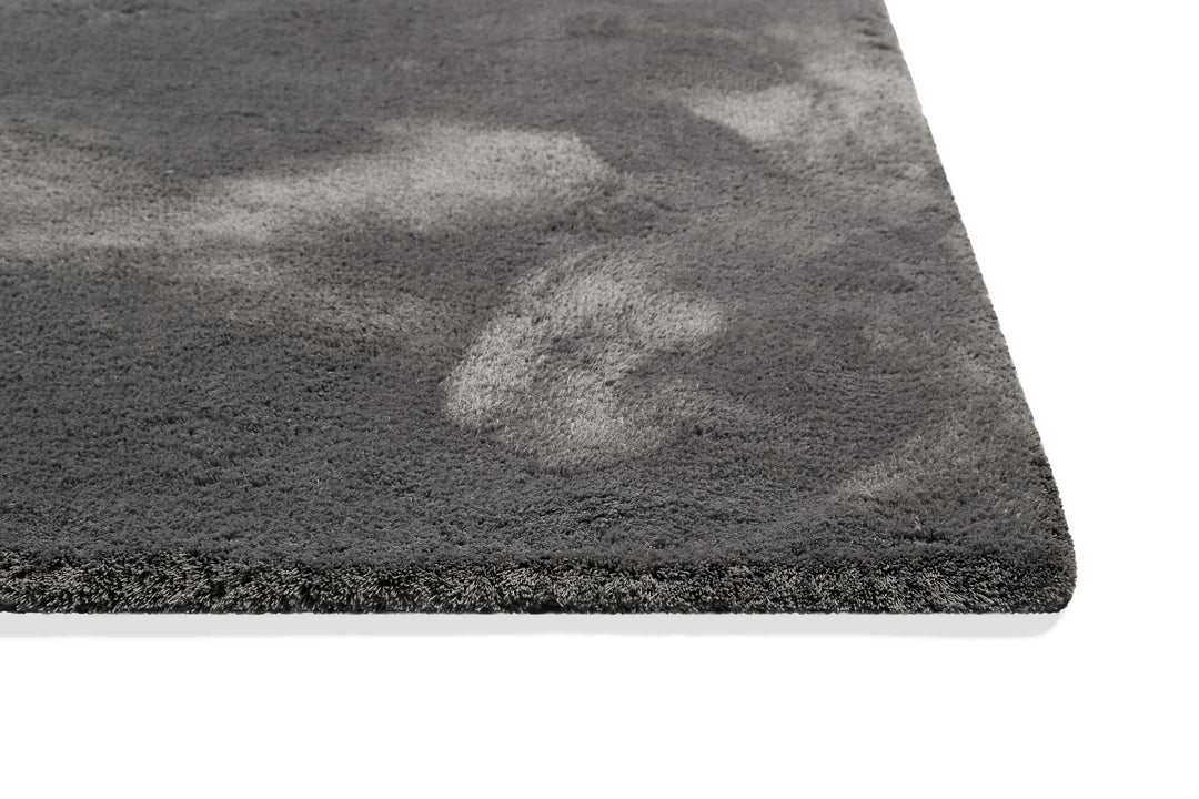 Vanessa Teppich grau anthrazit Kurzflor rechteckig Detailansicht