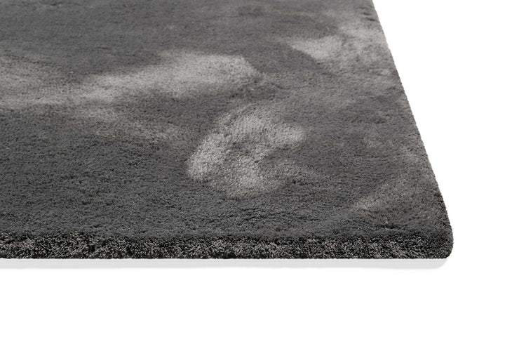 Vanessa Teppich grau anthrazit Kurzflor rechteckig Detailansicht