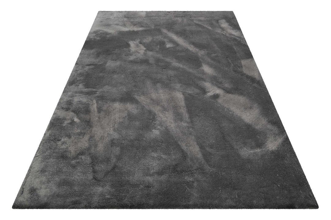 Vanessa Teppich grau anthrazit Kurzflor rechteckig Perspektive