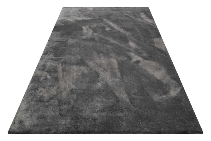 Vanessa Teppich grau anthrazit Kurzflor rechteckig Perspektive