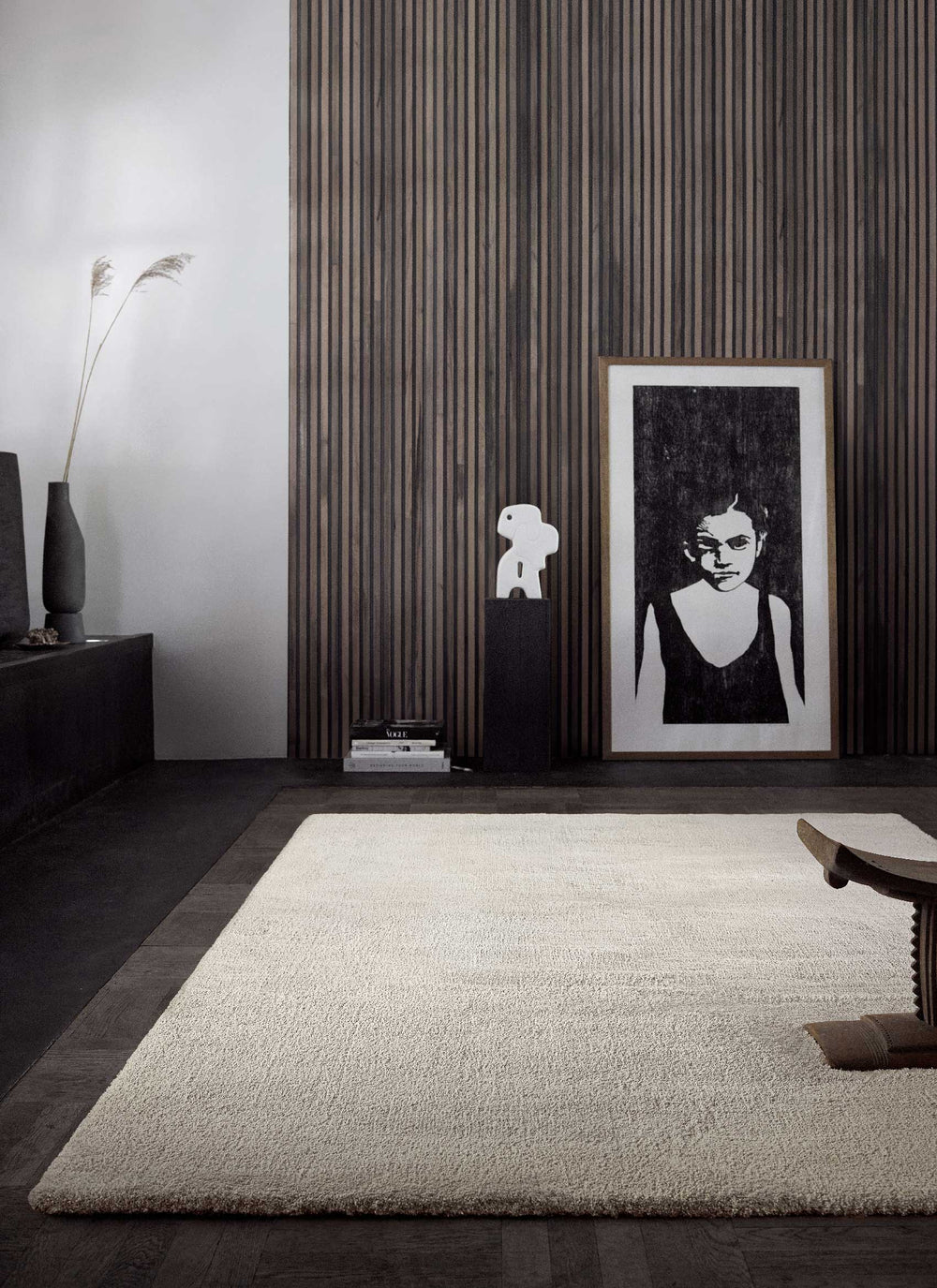 Vanessa Teppich beige Kurzflor rechteckig im Wohnzimmer