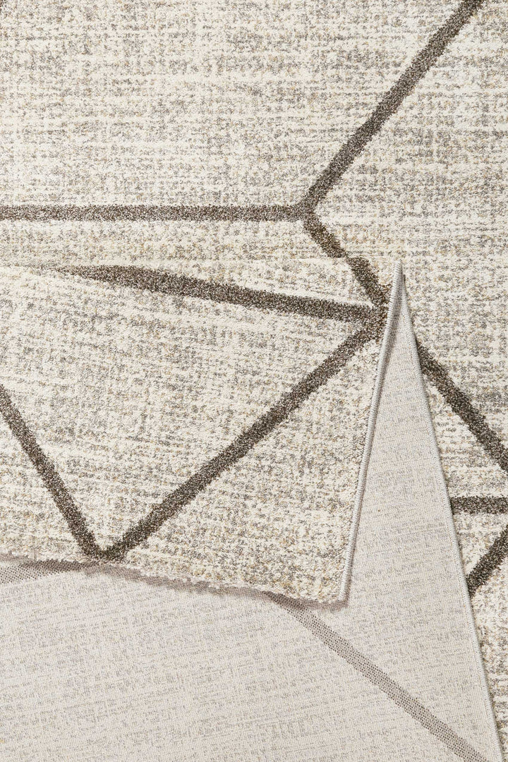 Bossa Lounge Teppich beige Kurzflor rechteckig