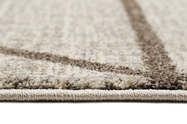 Bossa Lounge Teppich beige Kurzflor rechteckig