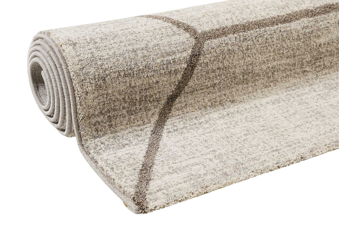 Bossa Lounge Teppich beige Kurzflor rechteckig