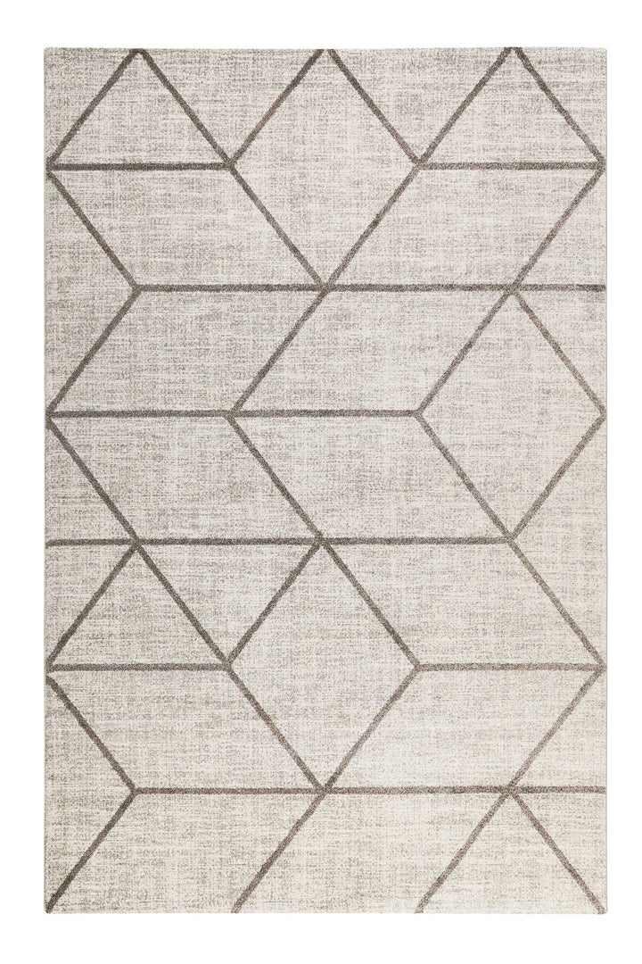 Bossa Lounge Teppich beige Kurzflor rechteckig