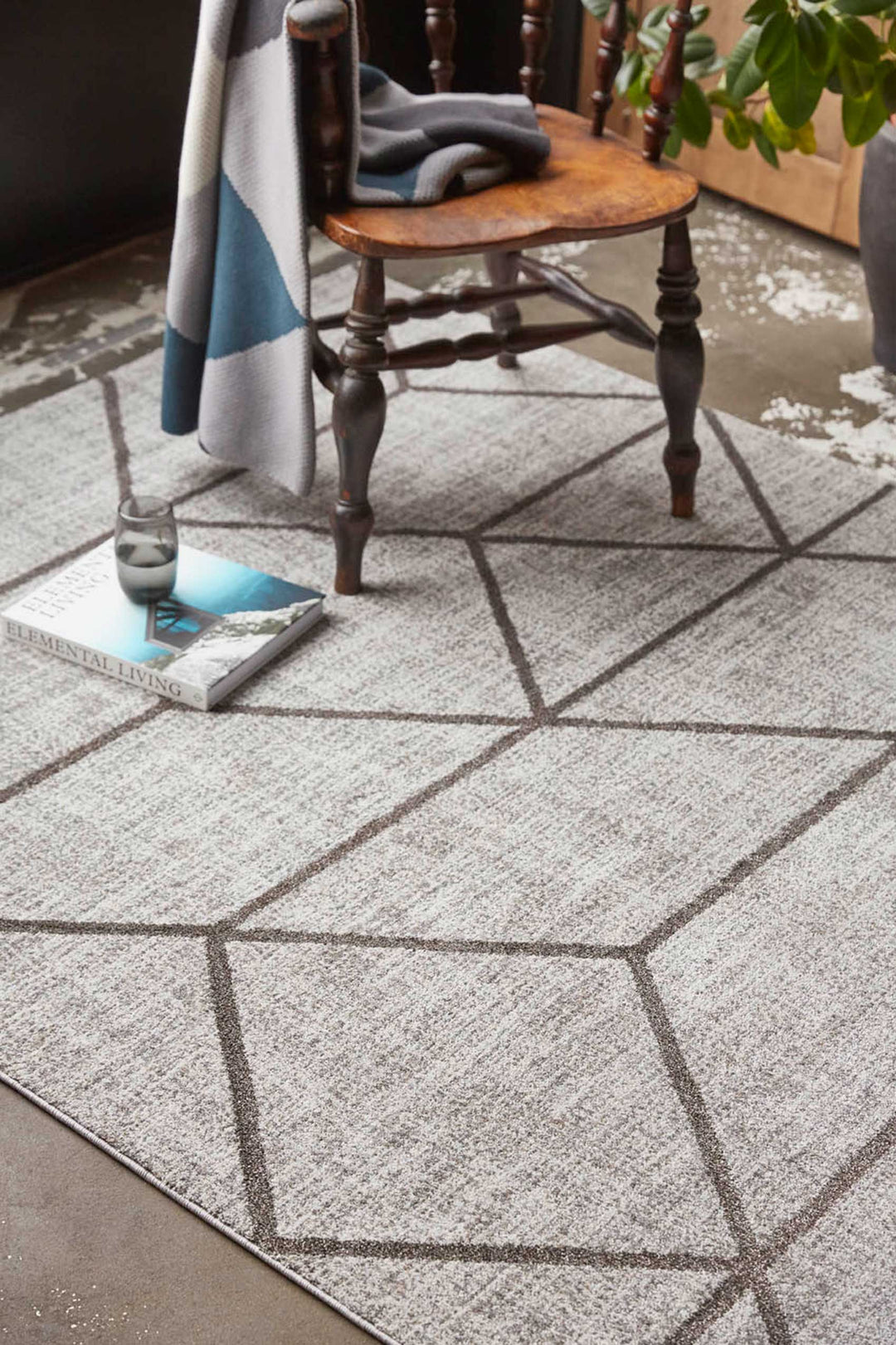 Bossa Lounge Teppich beige Kurzflor rechteckig