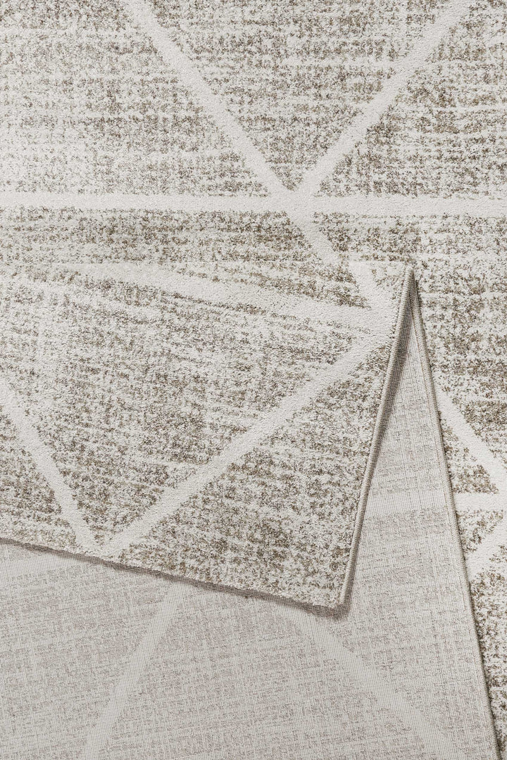 Bossa Lounge Teppich beige Kurzflor rechteckig