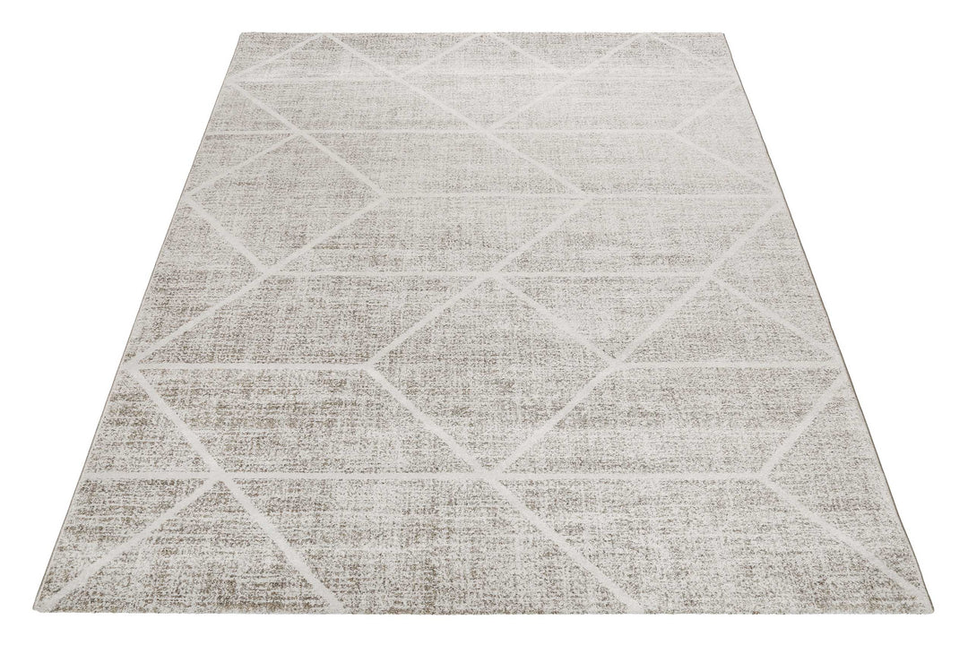 Bossa Lounge Teppich beige Kurzflor rechteckig