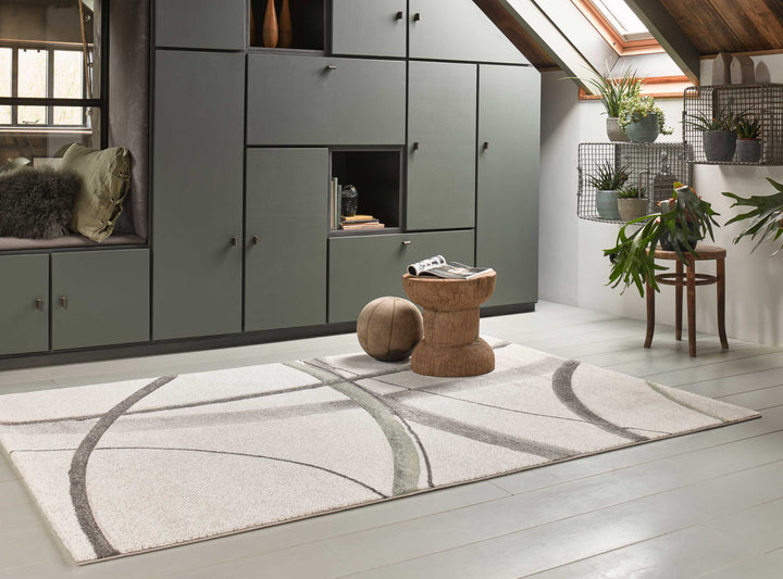 CLOUD7 Teppich beige Kurzflor rechteckig