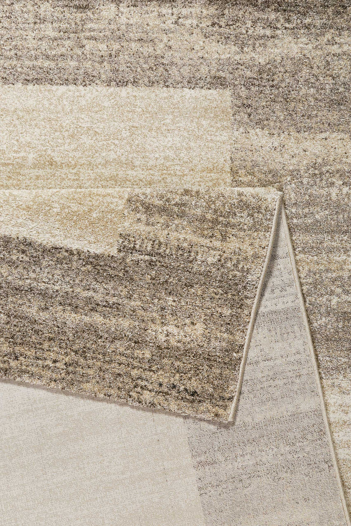 Déjà-vu Teppich beige Kurzflor rechteckig