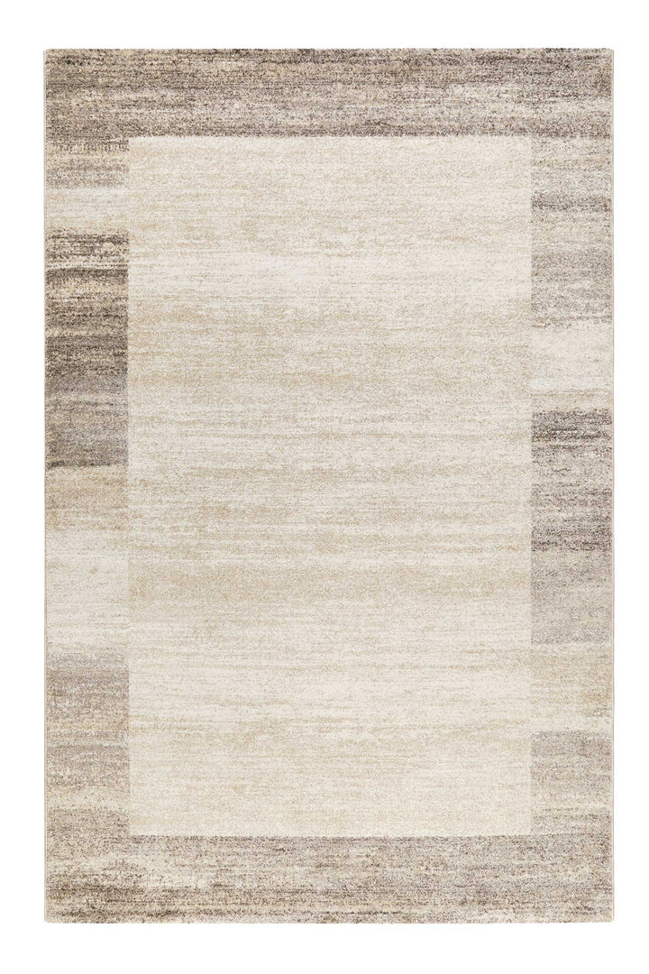 Déjà-vu Teppich beige Kurzflor rechteckig