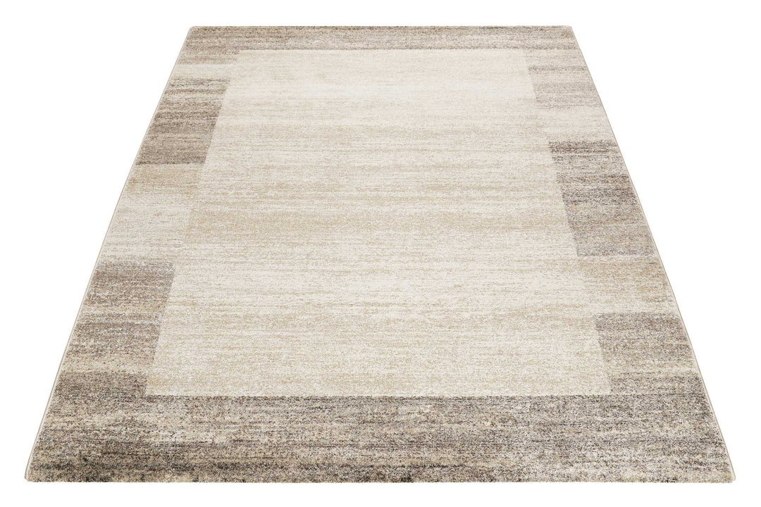 Déjà-vu Teppich beige Kurzflor rechteckig