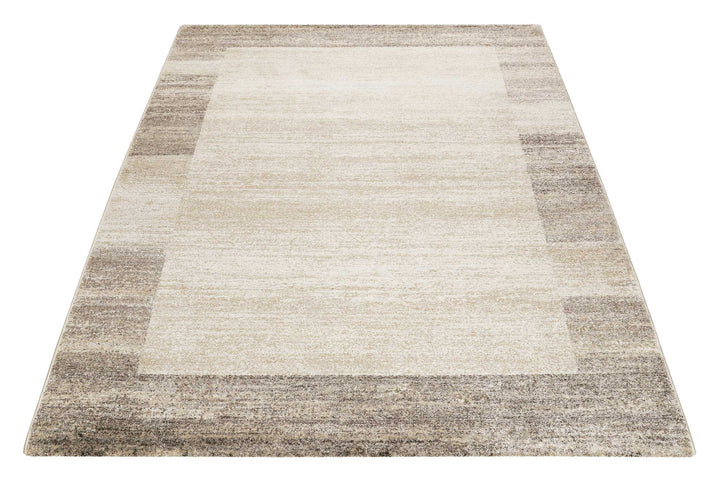 Déjà-vu Teppich beige Kurzflor rechteckig