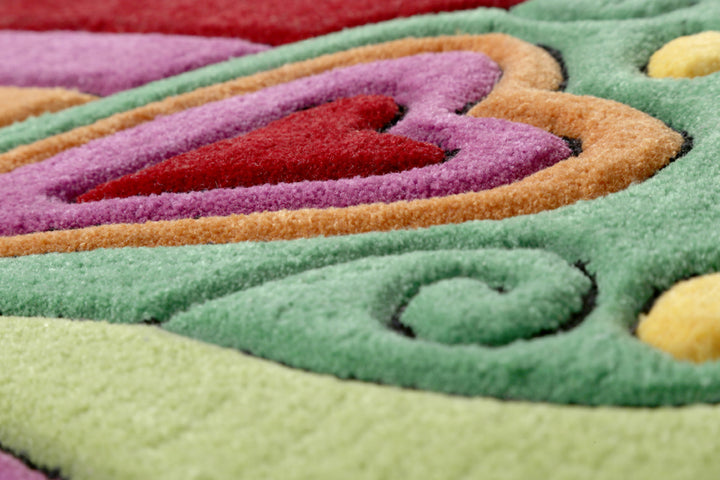 Lovely Unicorn Teppich multicolor Kurzflor rechteckig