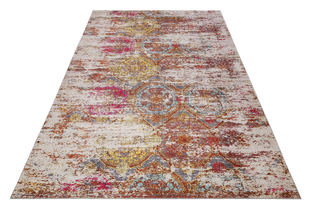 Focus Teppich beige Kurzflor rechteckig