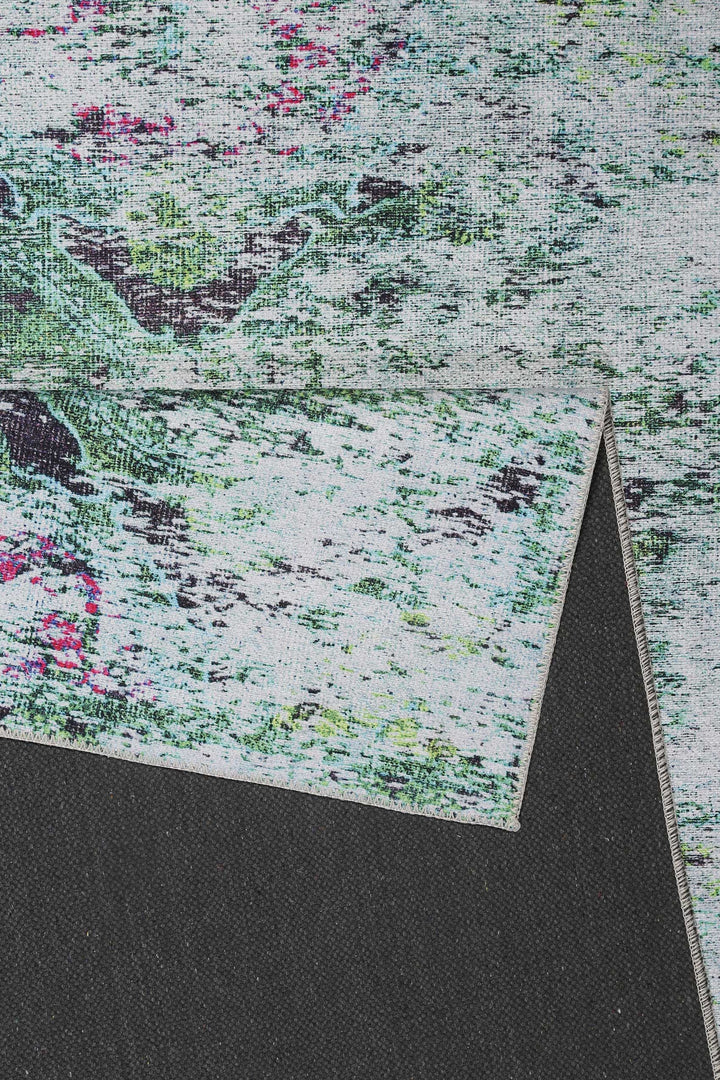 Focus Teppich grün Kurzflor rechteckig