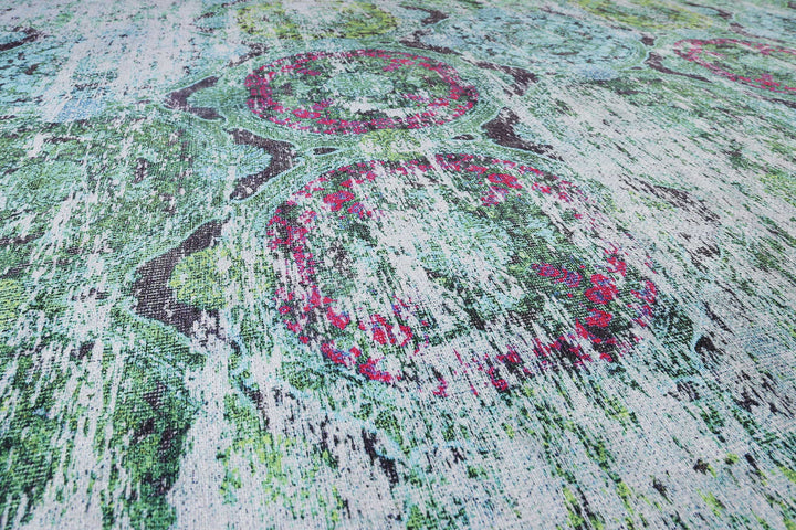 Focus Teppich grün Kurzflor rechteckig