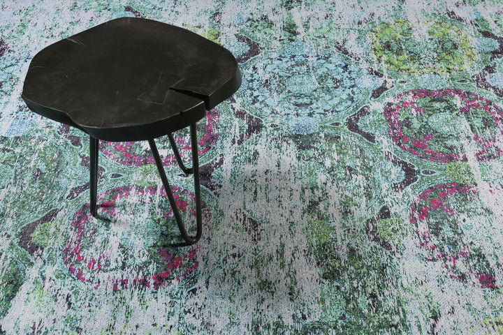 Focus Teppich grün Kurzflor rechteckig