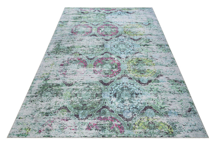 Focus Teppich grün Kurzflor rechteckig