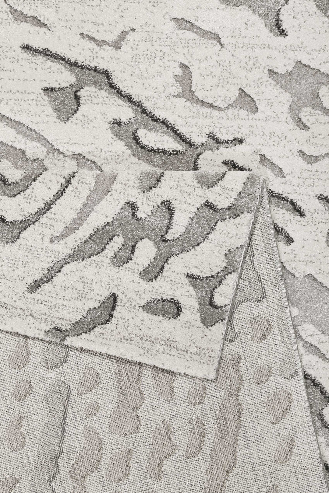 Forest Teppich grau Kurzflor rechteckig