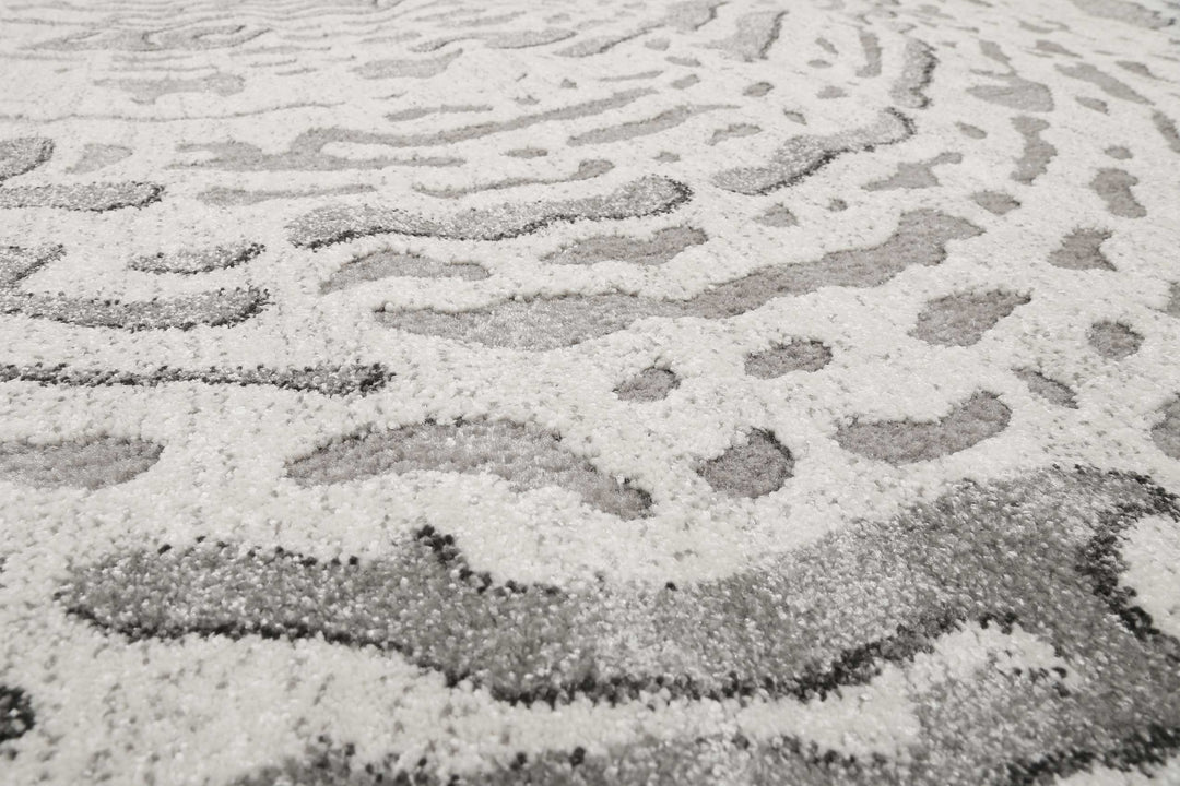 Forest Teppich grau Kurzflor rechteckig