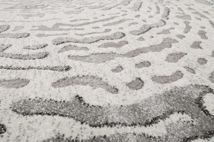 Forest Teppich grau Kurzflor rechteckig