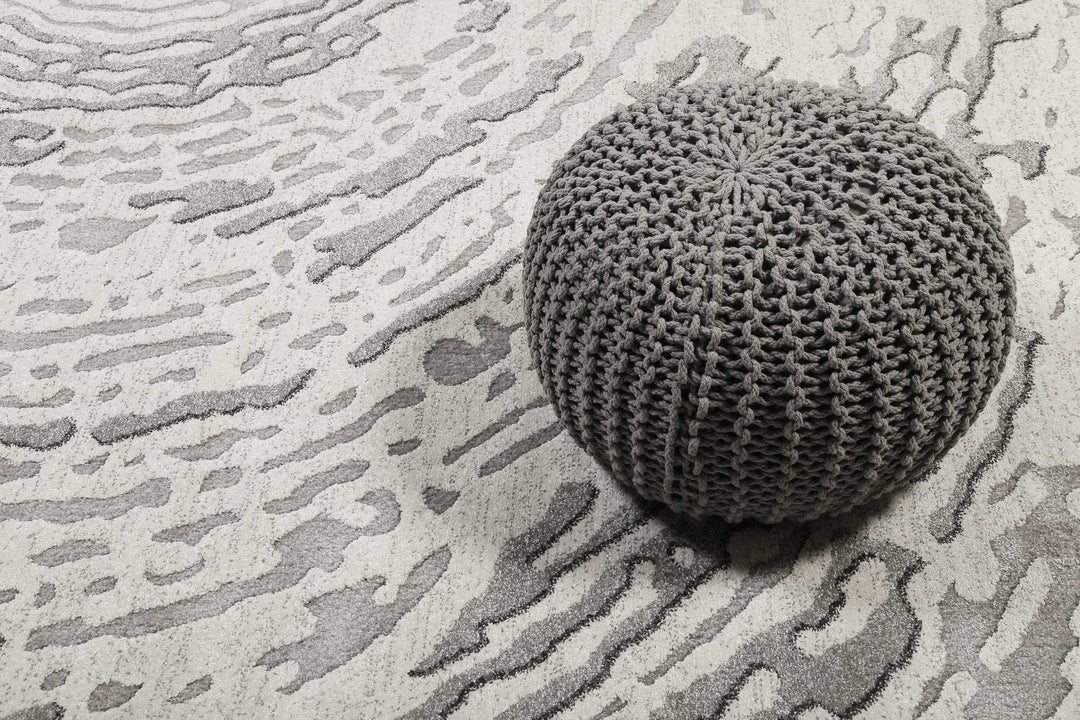 Forest Teppich grau Kurzflor rechteckig