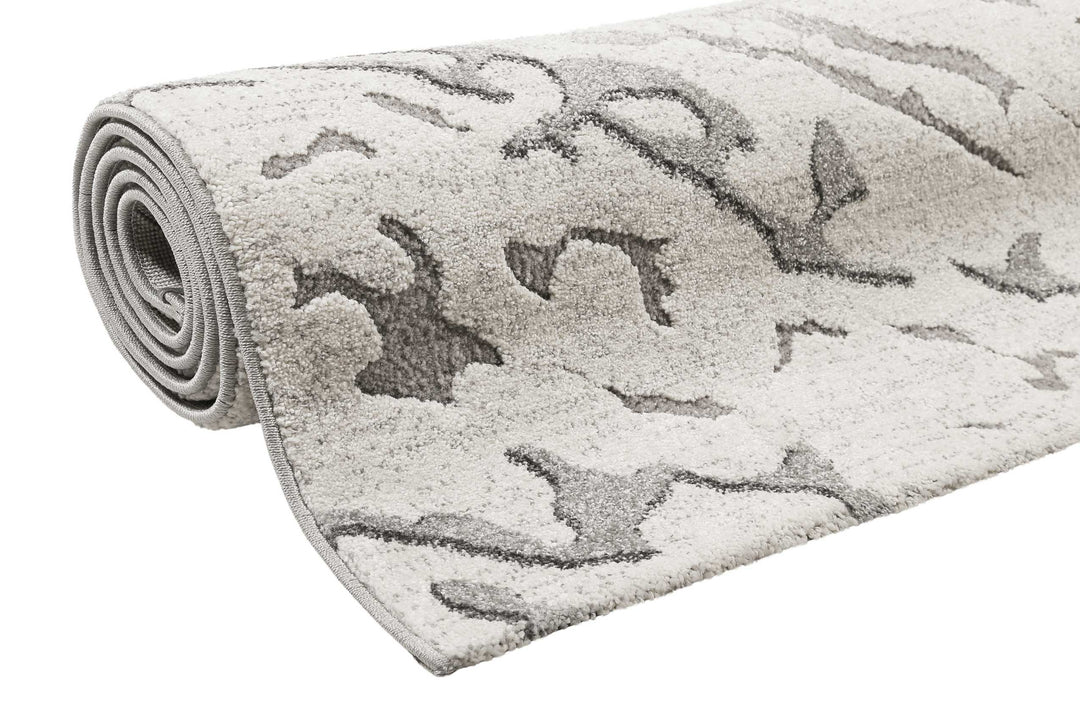 Forest Teppich grau Kurzflor rechteckig