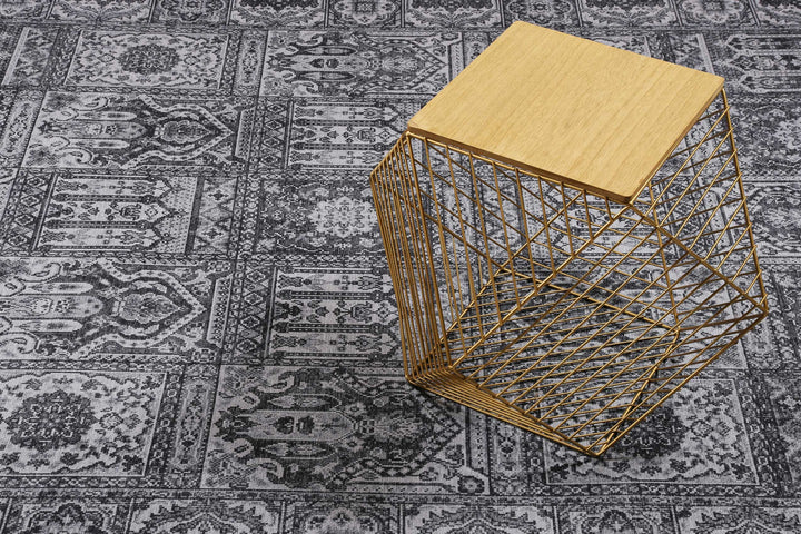 Fresh Bachtiar Teppich dunkelgrau Kurzflor rechteckig