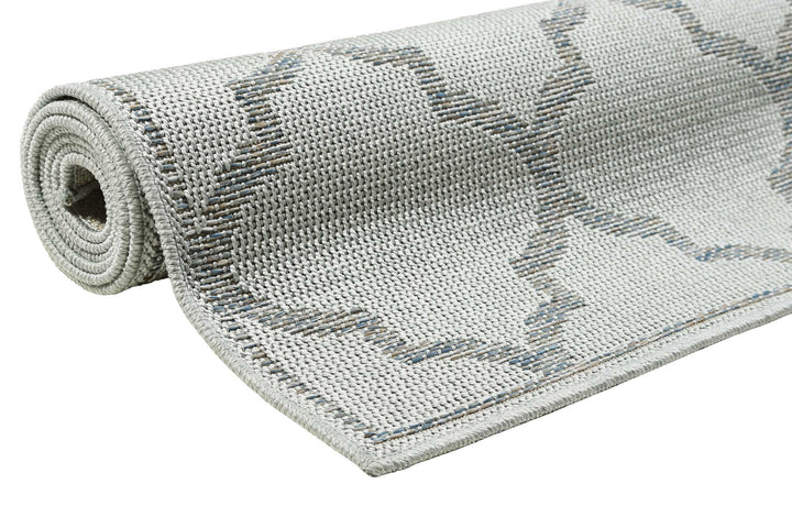 Gleamy Outdoor Outdoor silber Kurzflor rechteckig