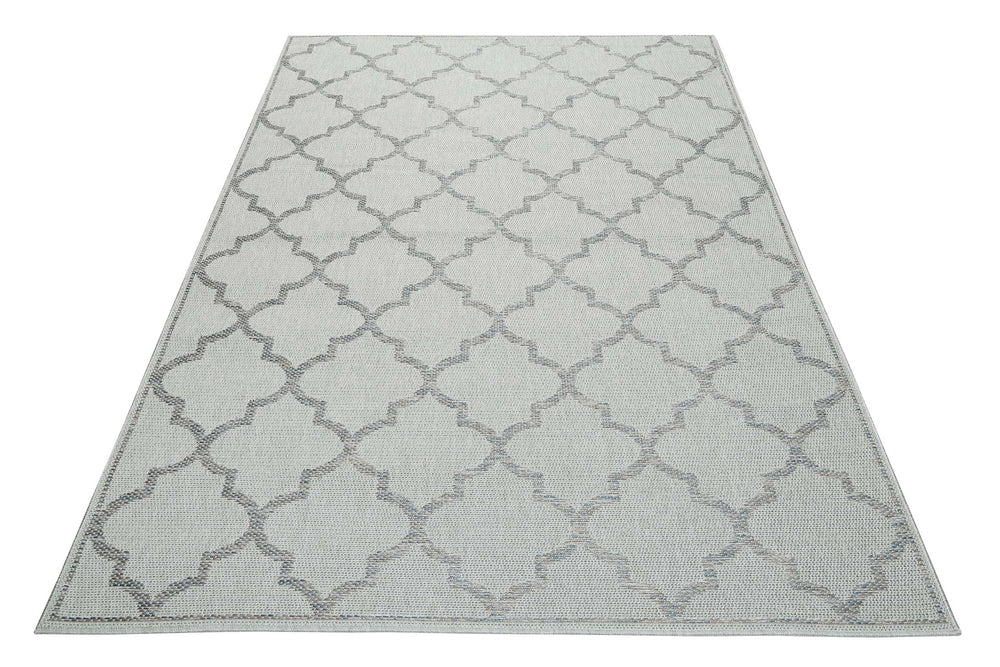 Gleamy Outdoor Outdoor silber Kurzflor rechteckig