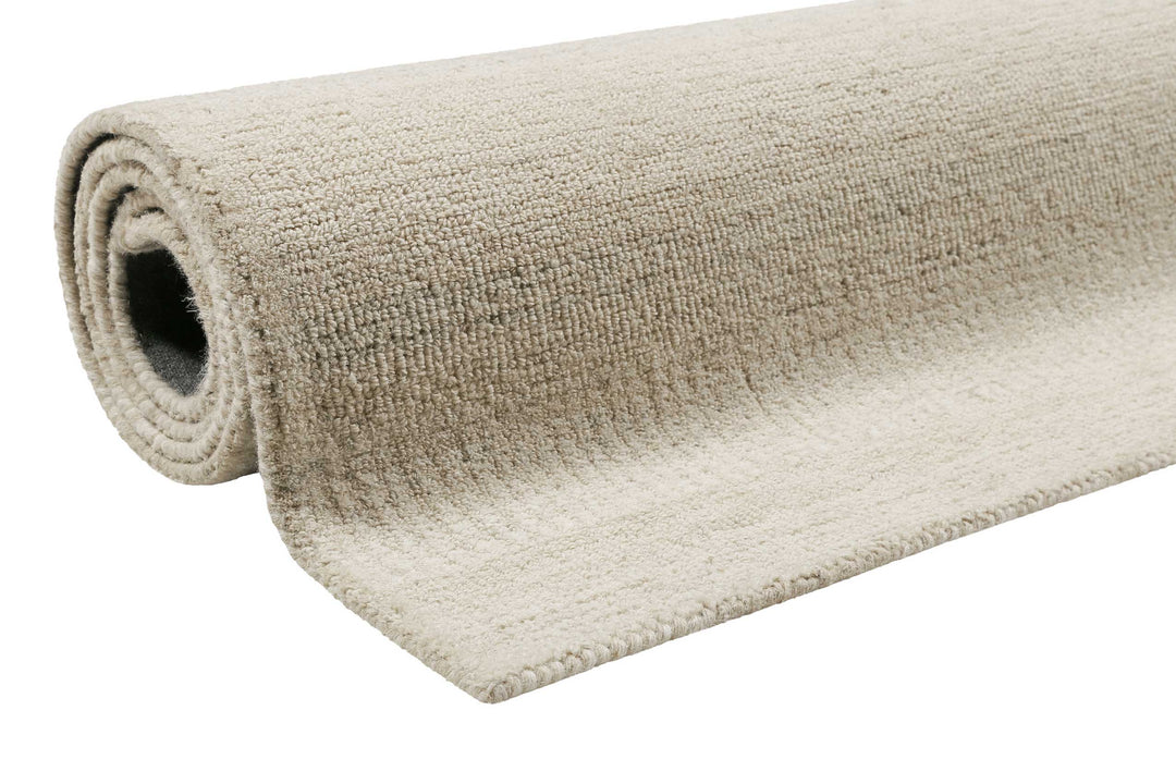 Gustav Teppich beige Kurzflor rechteckig