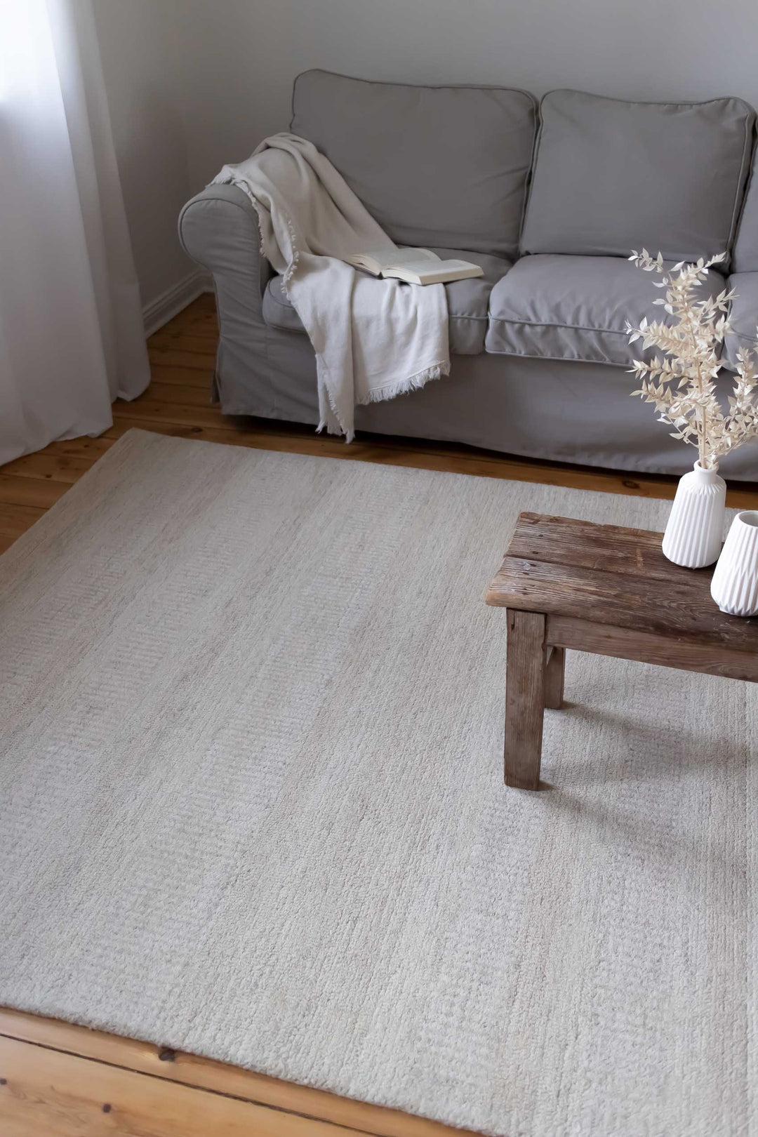 Teppich Beige aus Naturfasern "Gustav" WECONhome