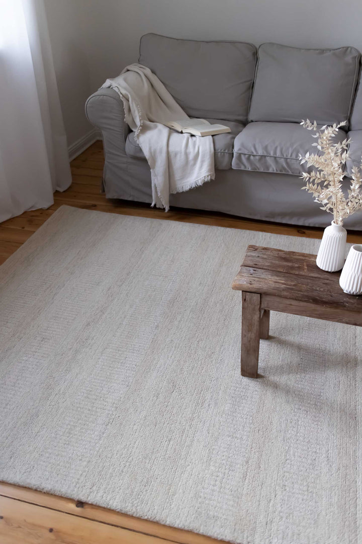 Teppich Beige aus Naturfasern "Gustav" WECONhome