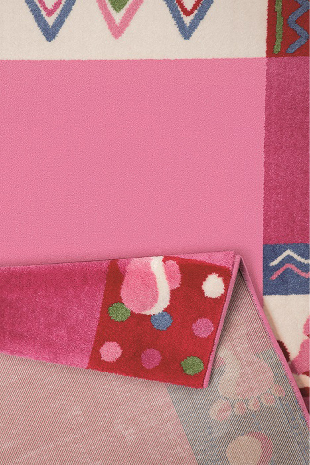 Roundly hands & Feet Teppich pink Kurzflor rechteckig