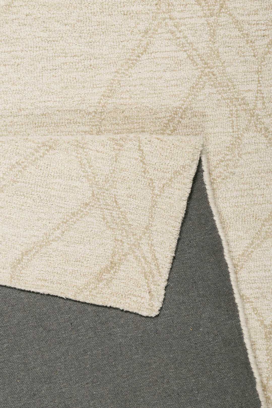 Hendrik Teppich creme beige Kurzflor rechteckig