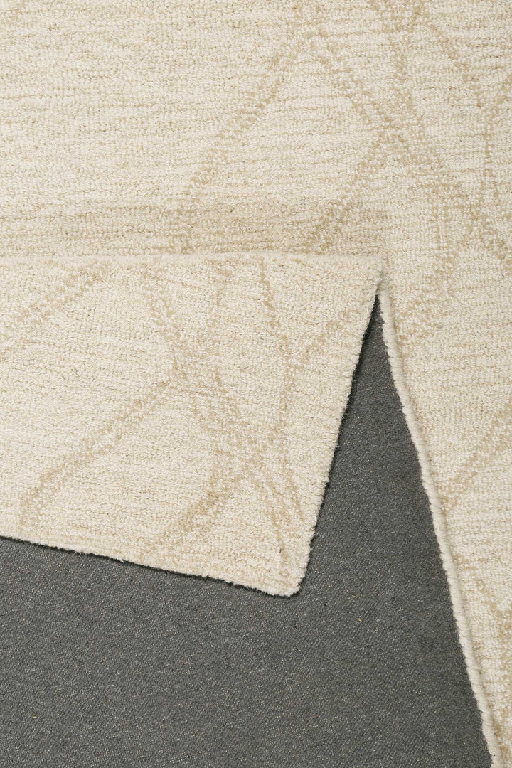 Hendrik Teppich creme beige Kurzflor rechteckig