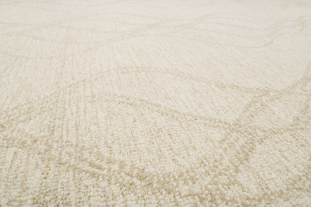 Hendrik Teppich creme beige Kurzflor rechteckig
